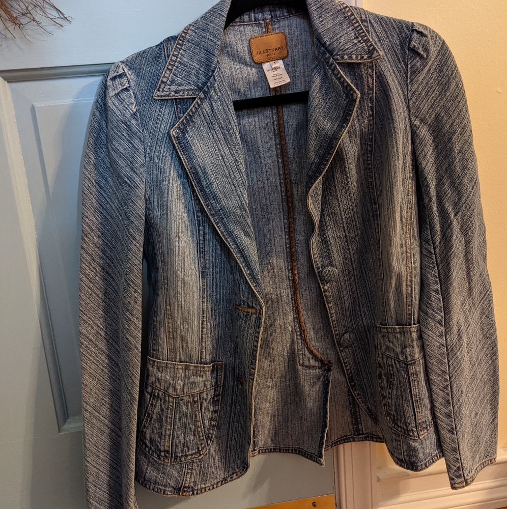 Jill Stuart denim blazer